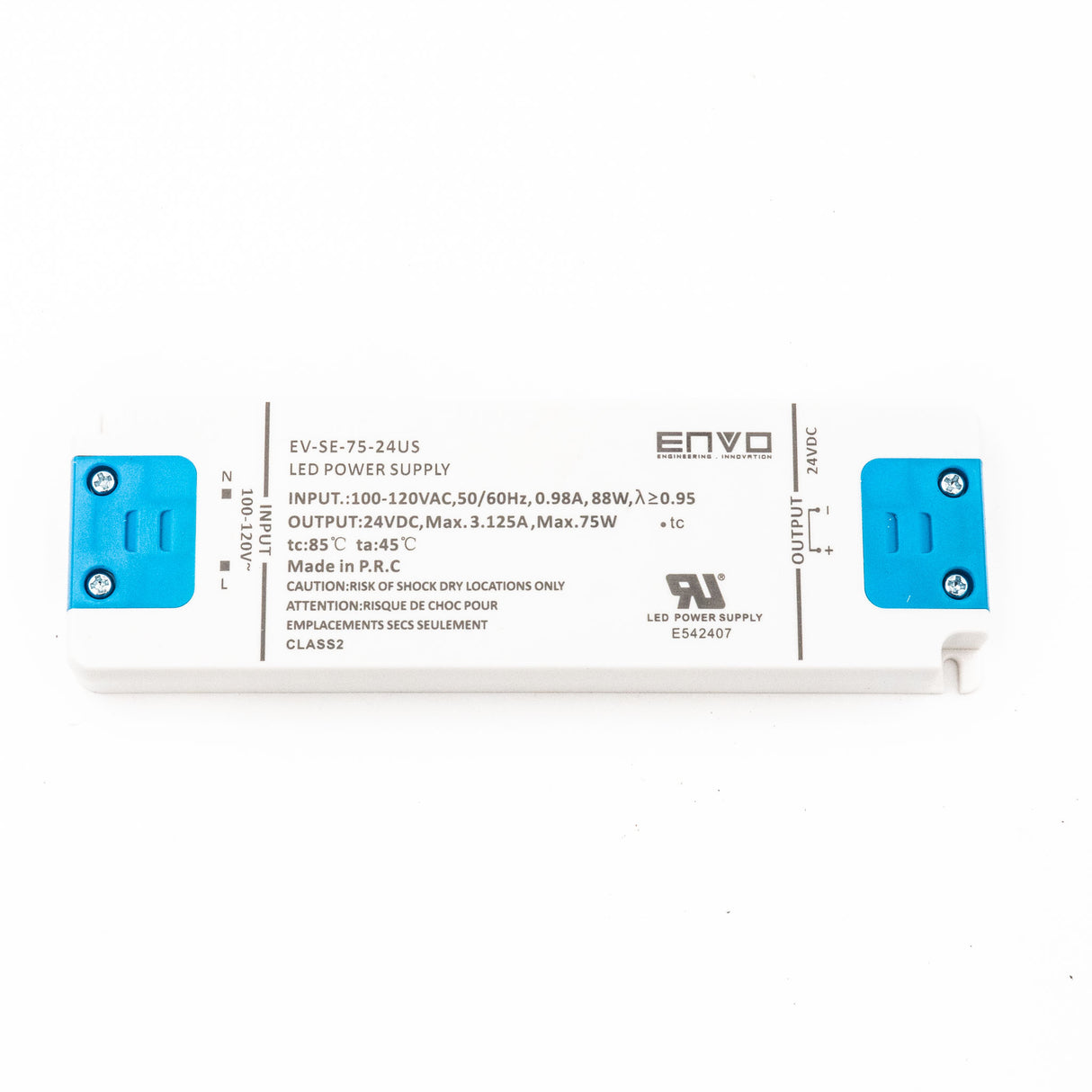 ENVO EV-SE-75-24US LED Driver 75W 24V - PHOTO 1