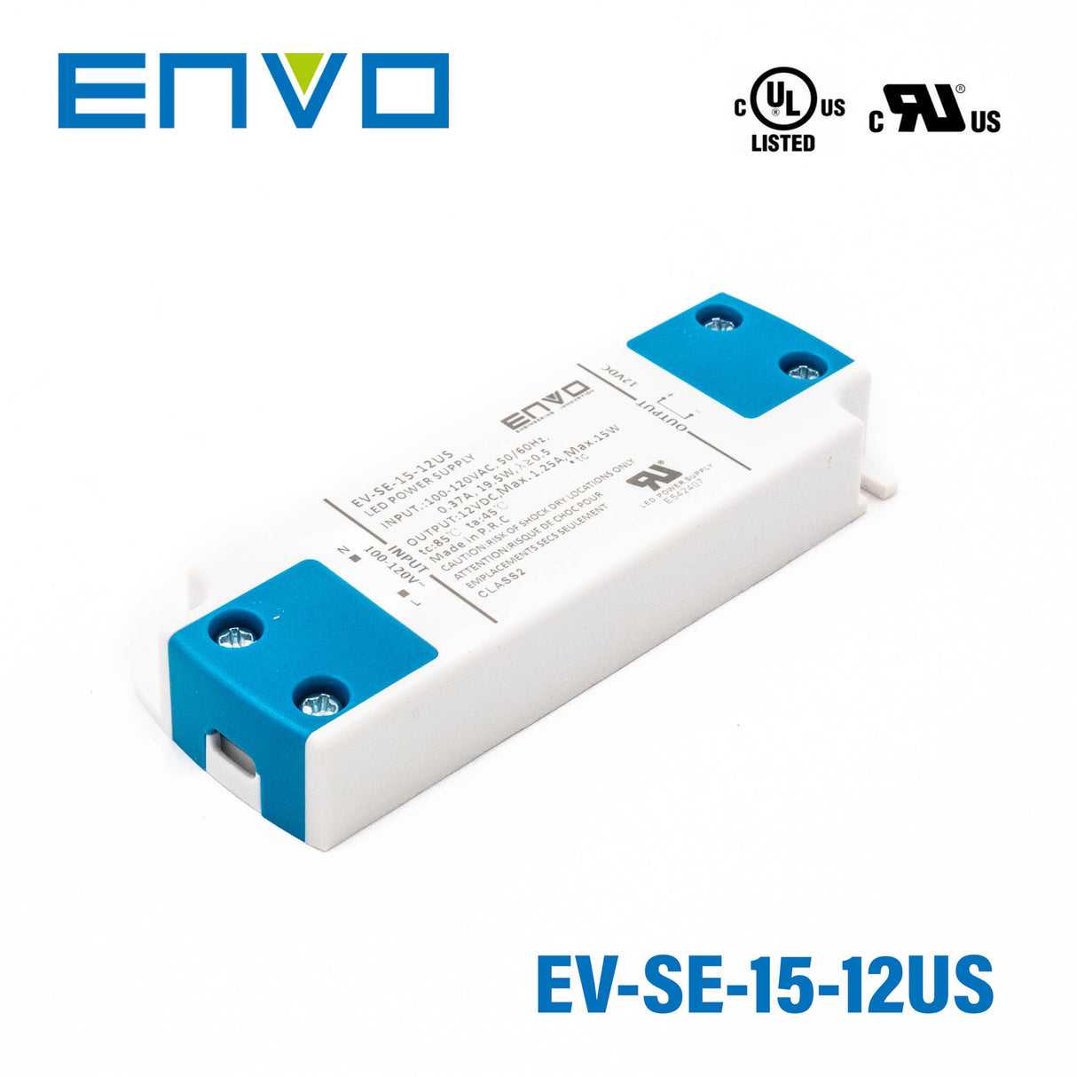 ENVO EV-SE-15-12US LED Driver 15W 12V