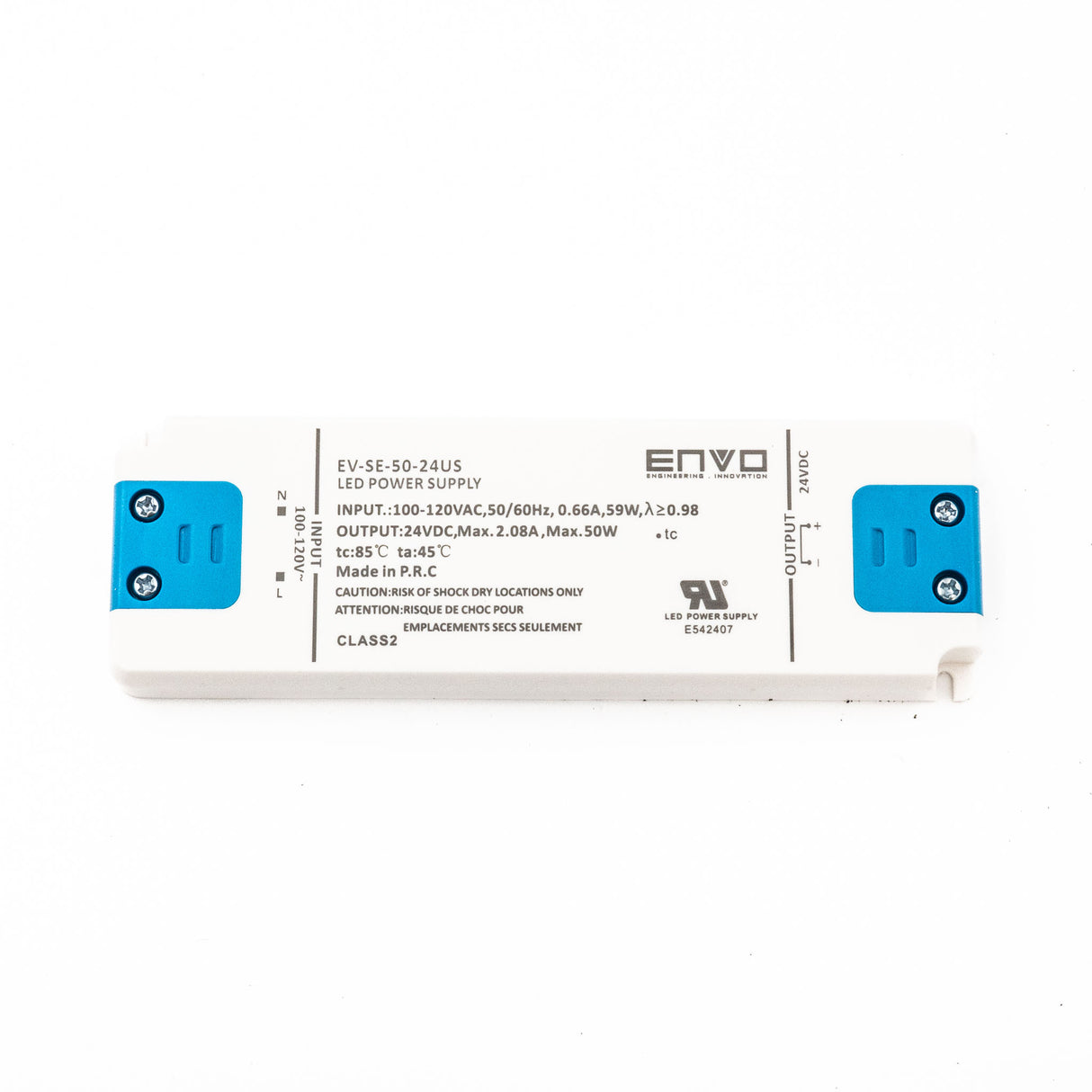 ENVO EV-SE-50-24US LED Driver 50W 24V - PHOTO 1