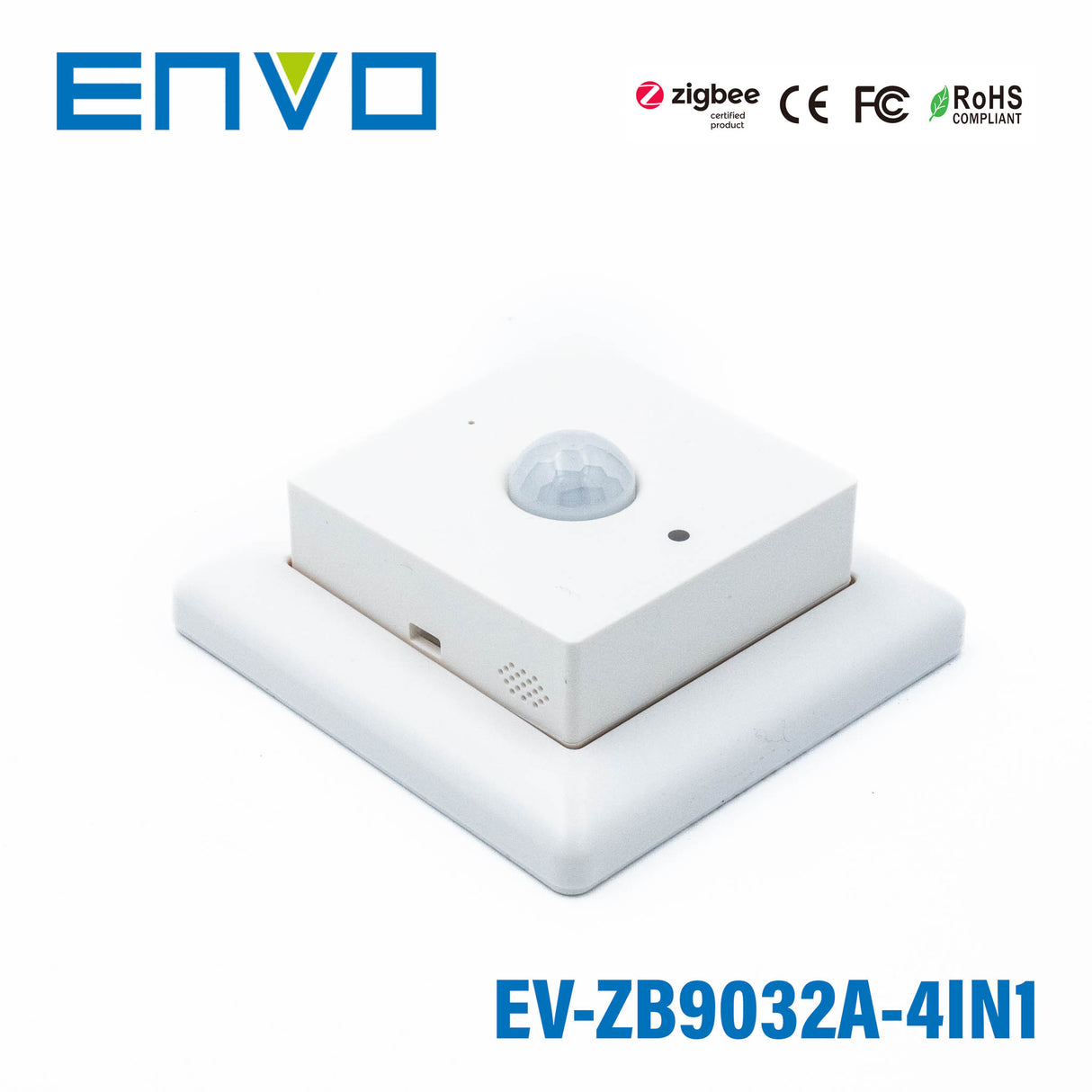 ENVO ZigBee Motion + Light + Temperature + Humidity 4-in-1 Sensor