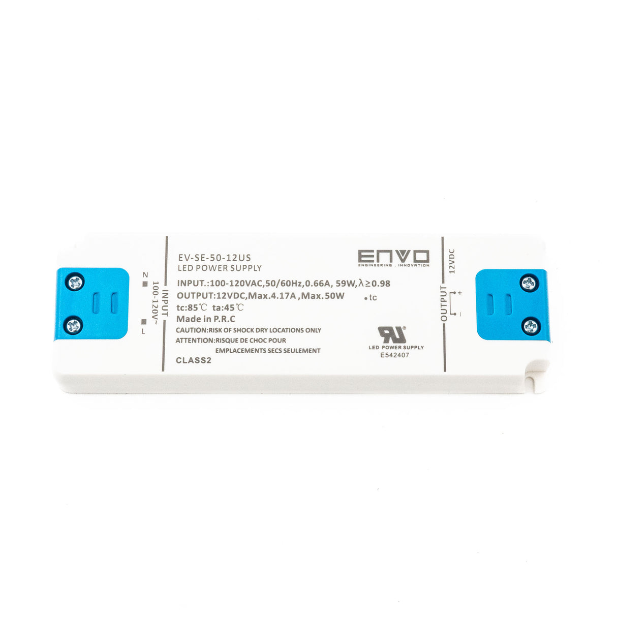 ENVO EV-SE-50-12US LED Driver 50W 12V - PHOTO 1