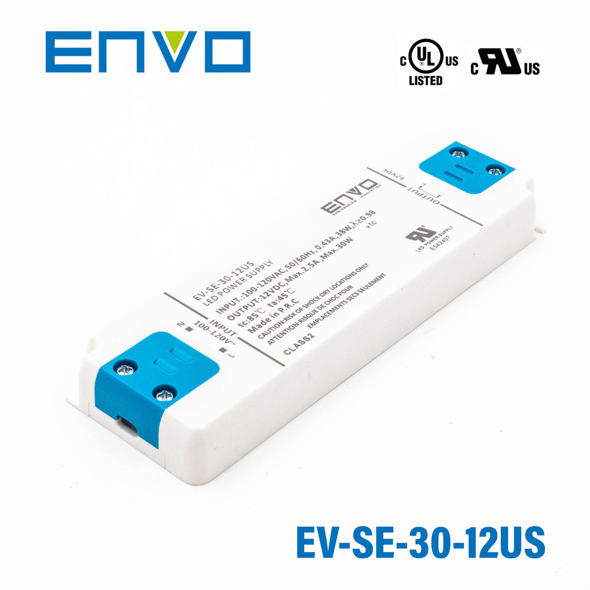 ENVO EV-SE-30-12US LED Driver 30W 12V