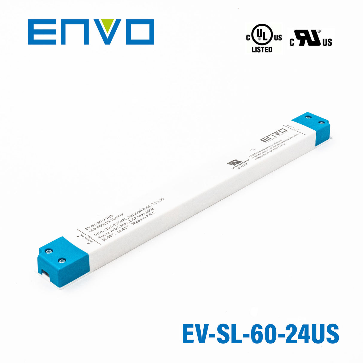 ENVO EV-SL-60-24US Linear Type LED Driver 60W 24V