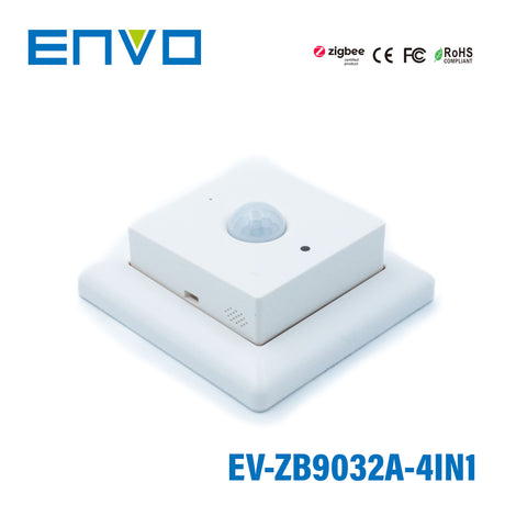 ENVO ZigBee Motion + Light + Temperature + Humidity 4-in-1 Sensor