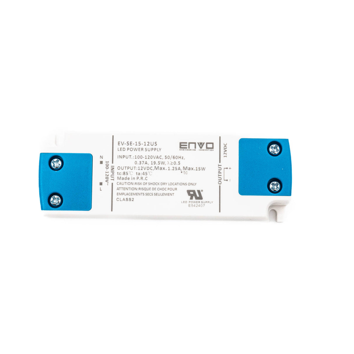 ENVO EV-SE-15-12US LED Driver 15W 12V - PHOTO 1