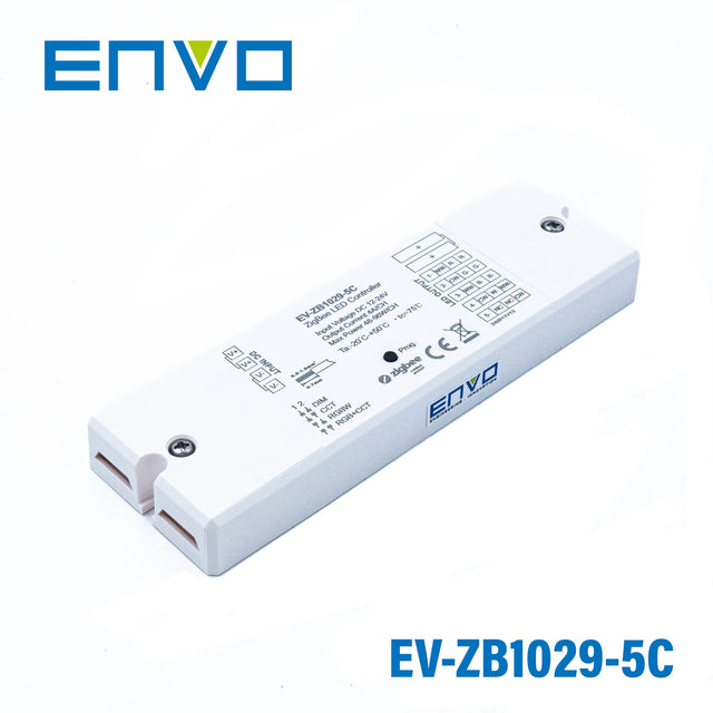 ENVO ZigBee Super Thin 5 Channel Controller 12-24V 4A per Channel