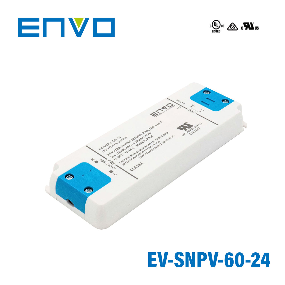 ENVO EV-SNPV-60-24 LED Driver 60W 24V