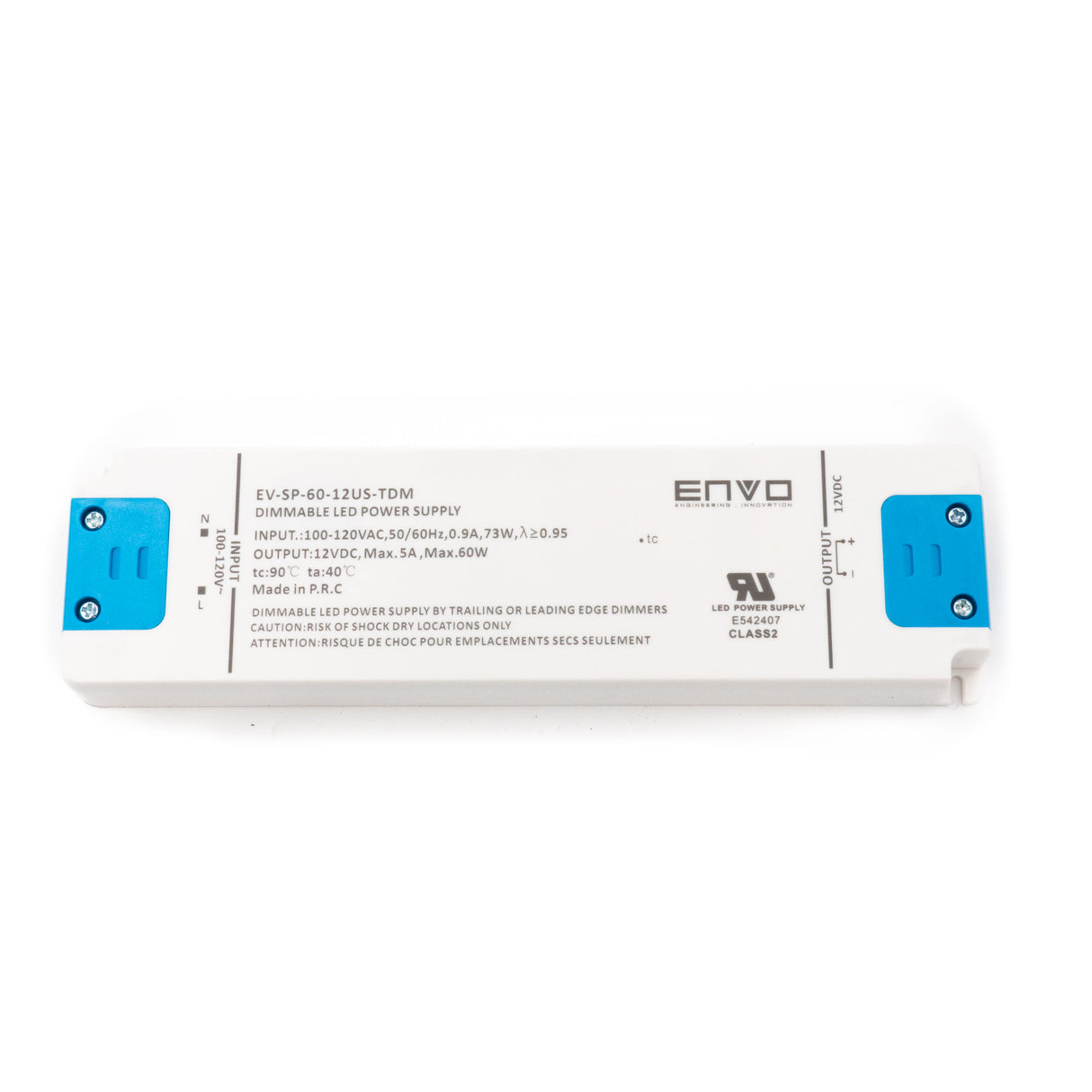 ENVO EV-SP-60-12US-TDM Triac Dimmable LED Driver 60W 12V - PHOTO 1