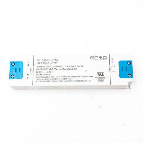 ENVO EV-SP-80-12US-TDM Triac Dimmable LED Driver 80W 12V 6.67A - PHOTO 1