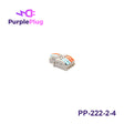 Purple Plug 222 Compact Splicing Connector, 2 in 4 out, with Lever
